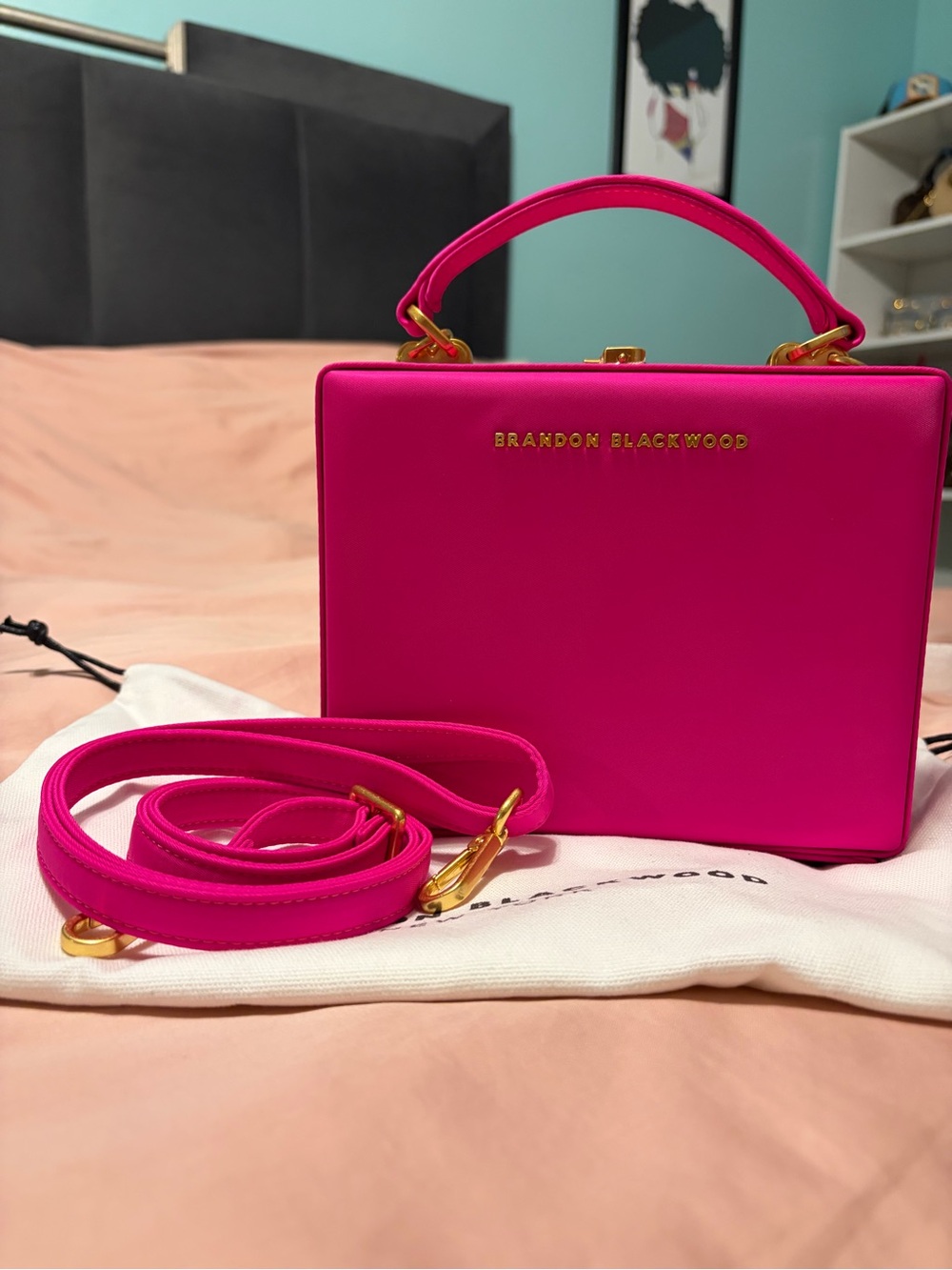 Brandon Blackwood Hot Pink Nylon Kendrick Trunk